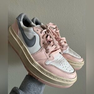 Nike Air‎ Jordan 1 Elevate Low Atmosphere sneakers Steel Grey/Guava Ice size 7.5